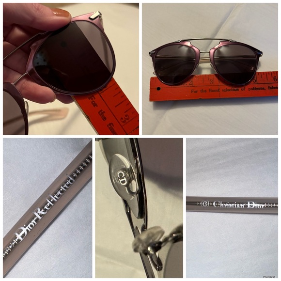 Christian Dior AUTHENTIC DiorReflected Reflected Metallic Aviator Sunglasses - Picture 16 of 16